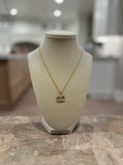 CC Pearls Gold Necklace