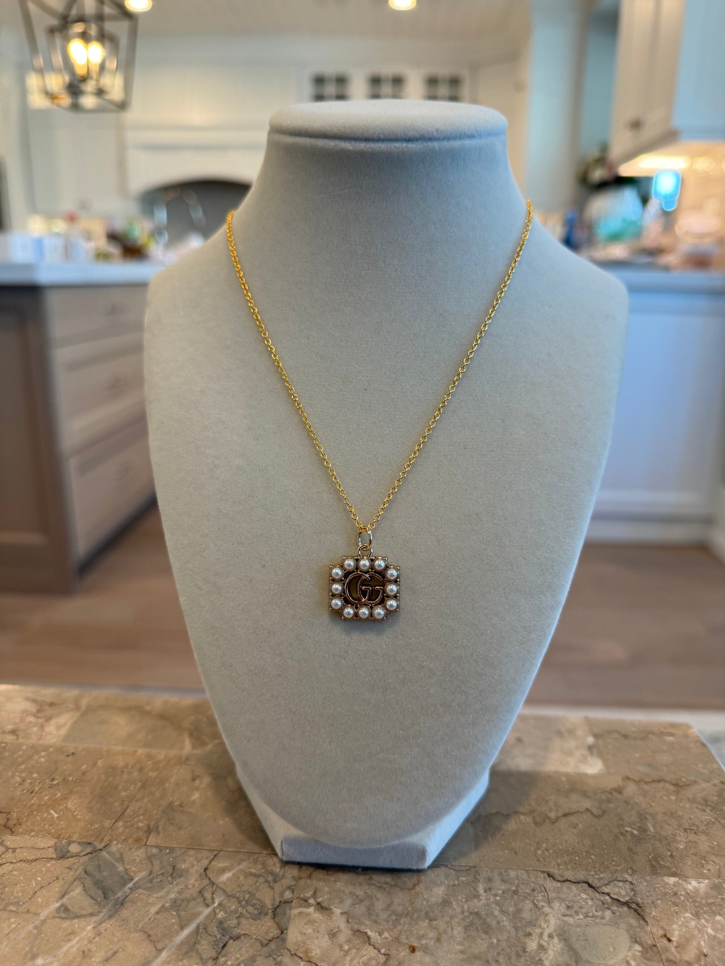 GG Pearls Gold Necklace